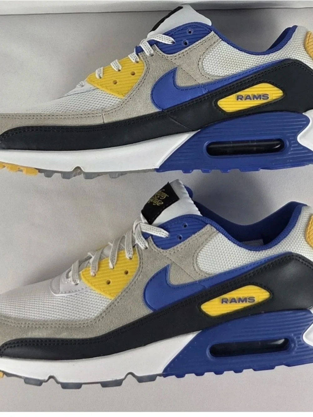 Nike Air Max 90 x NFL Los Angeles LA Rams Shoes II7587-100